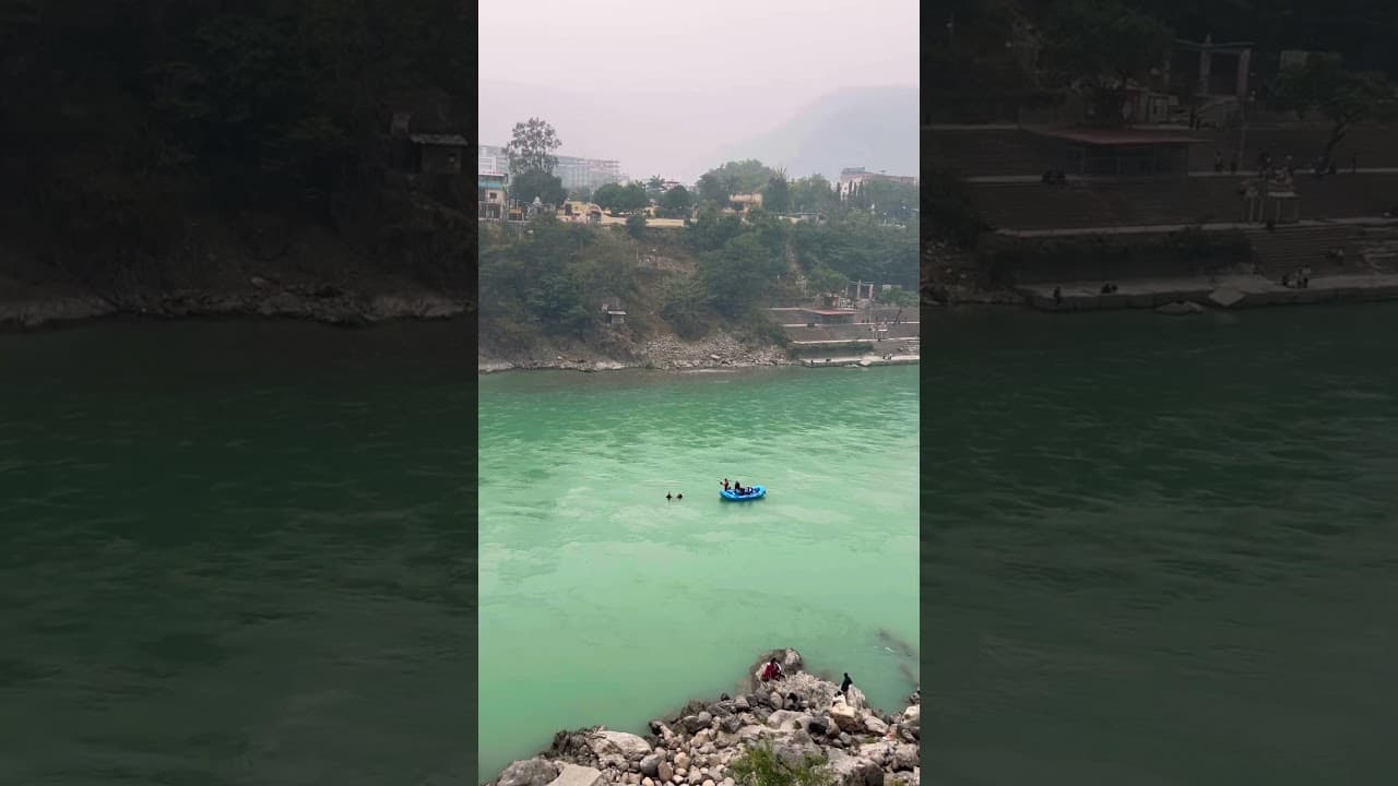 Rishikesh River Rafting 🚣‍♀️ #travel #rishikesh #rafting #boatlife